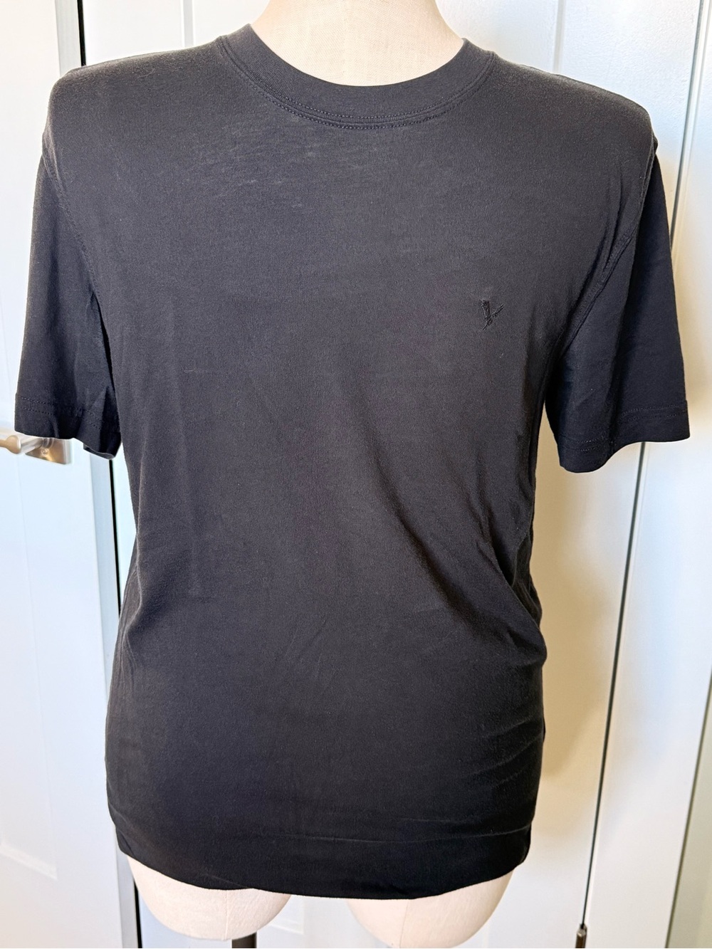 American Eagle Outfitters Black Crew Neck Short Sleeve Tee